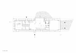 Dům v ruině, ORA, půdorys přízemí