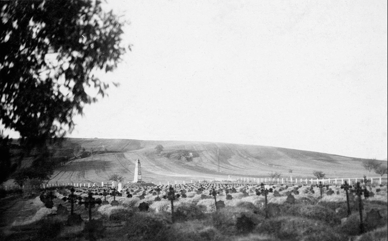 Vojenský cintorín v Majeri, rok 1929.