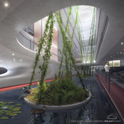 Vítězný projekt v soutěži na parkovací dům v Ostravě od kanceláře PROJEKTSTUDIO.