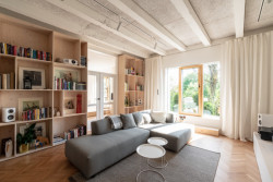 Vítěz kategorie Interiér slovenských cen CEZAAR 2018, What architects, Přízemní byt. Foto: What architects