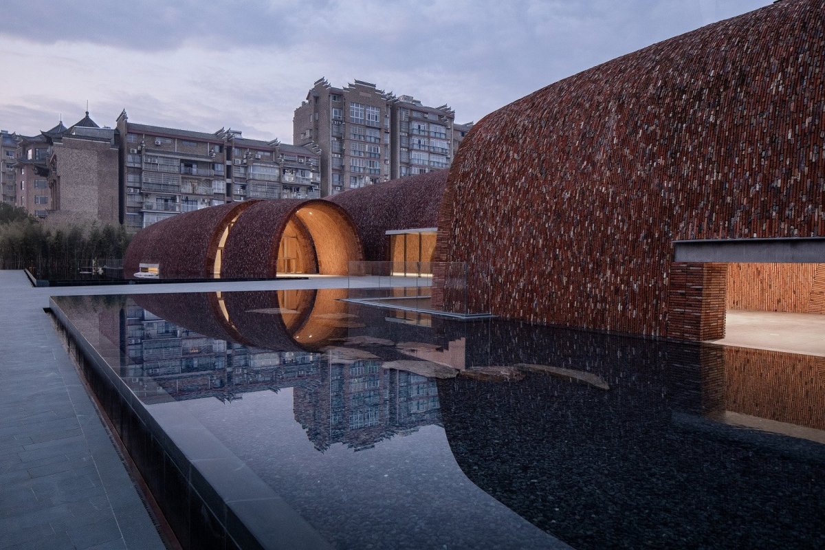 Muzeum v čínském Jiangxi od Zhu-Pei studia