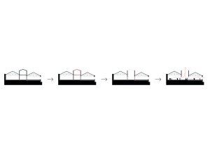Řezy (Sociální projekt v bývalé textilní továrně; H ARQUITECTES)