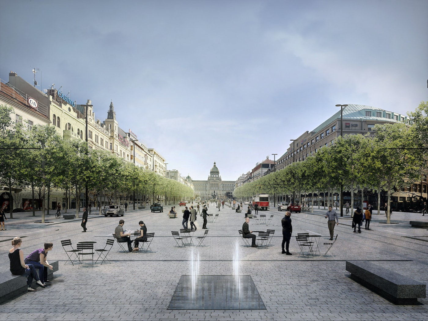 Rekonstrukce probíhá podle projektu ateliéru Jakub Cigler architekti a ateliéru DUA, který vznikl už v roce 2005 a v posledních letech byl doplněn.