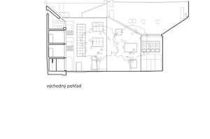 Projekt Nádvoří v Trnavě, Vallo Sadovsky architects, východní pohled