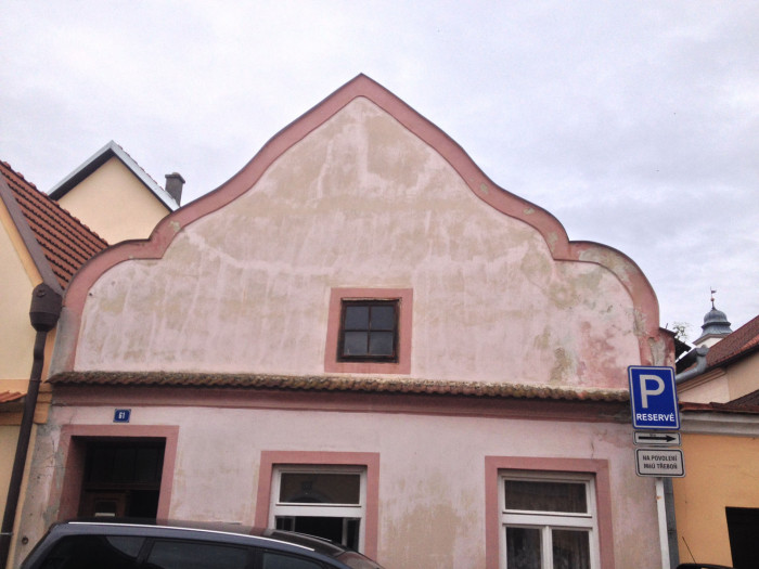 Rekonstrukce domu v Třeboni, Markéta Cajthamlová, Petra Pelešková- původní stav.