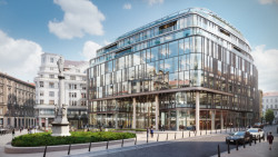 Szervita Square v Budapešti od DVM Group - projekt vytvořený v ArchiCADu 26