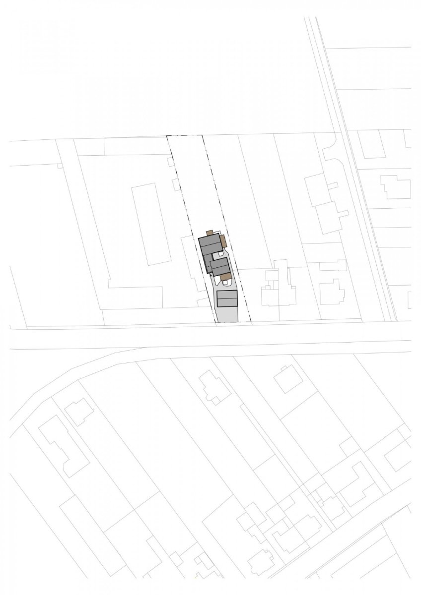 RD Haná, No-a architekti / Vlado Hrivňák, Lenka Grégrová, situace