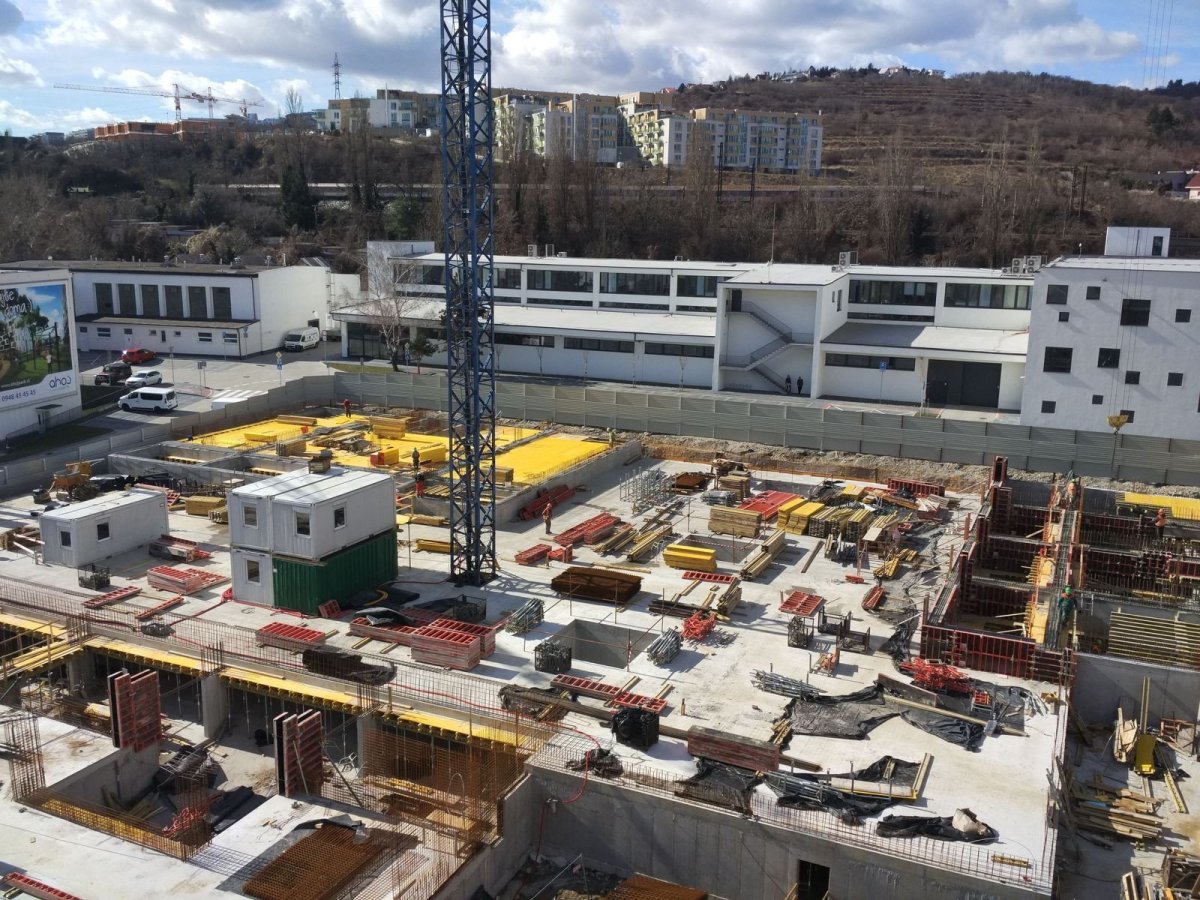 Ahoj Park Bratislava - aktuální foto z výstavby