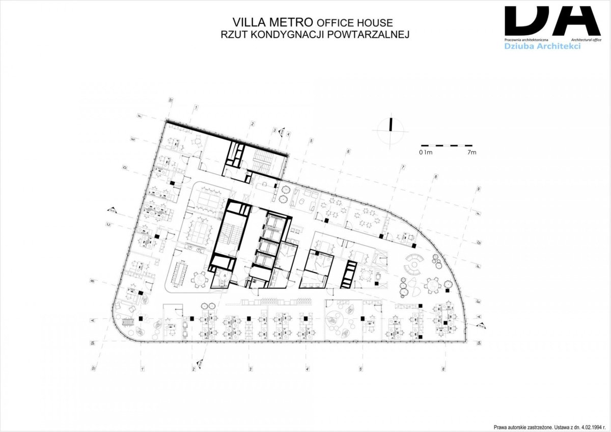 Villa Metro, Dziuba Architekci - PŮDORYS