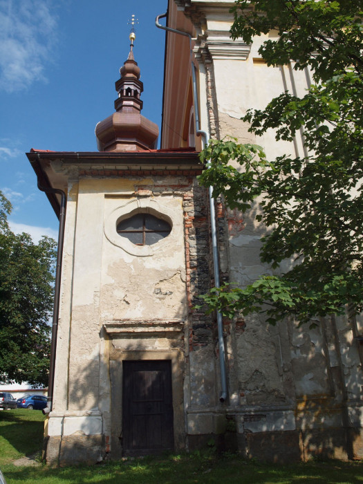 Rekonstrukce kostela sv. Anny ve Verneřicích, stav před rekonstrukcí - foto