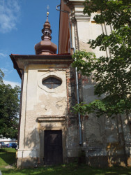 Rekonstrukce kostela sv. Anny ve Verneřicích, stav před rekonstrukcí - foto