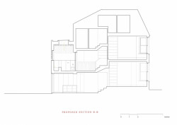 Přestavba viktoriánského domu, Studio Ben Allen, řez