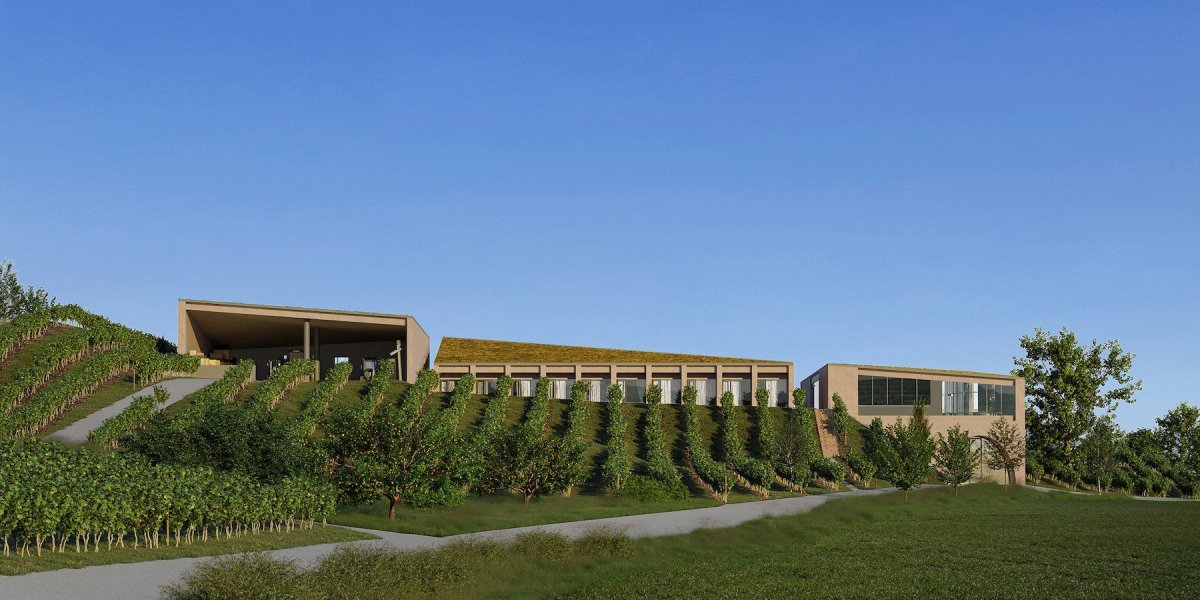 Vinařství Mikrosvín, FAM Architekti. Vizualizace: monolot