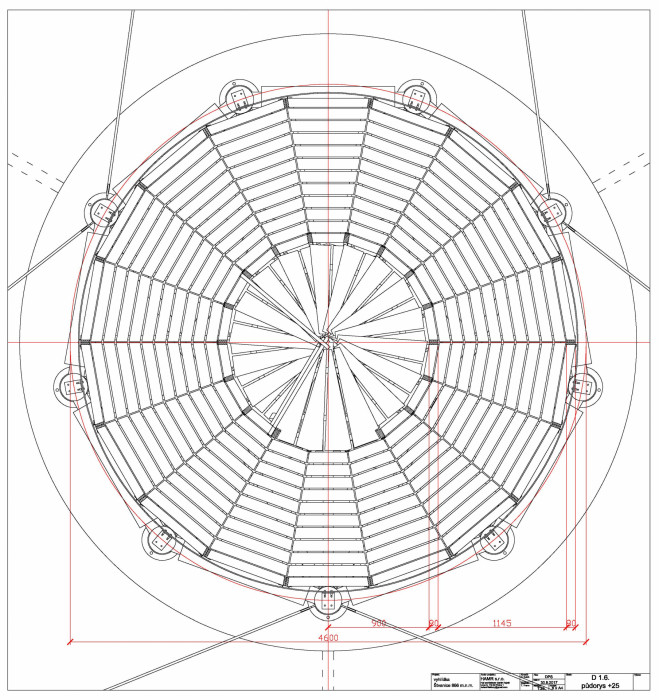 Rozhledna Kraličák, Huť architektury Martin Rajniš, výkresy