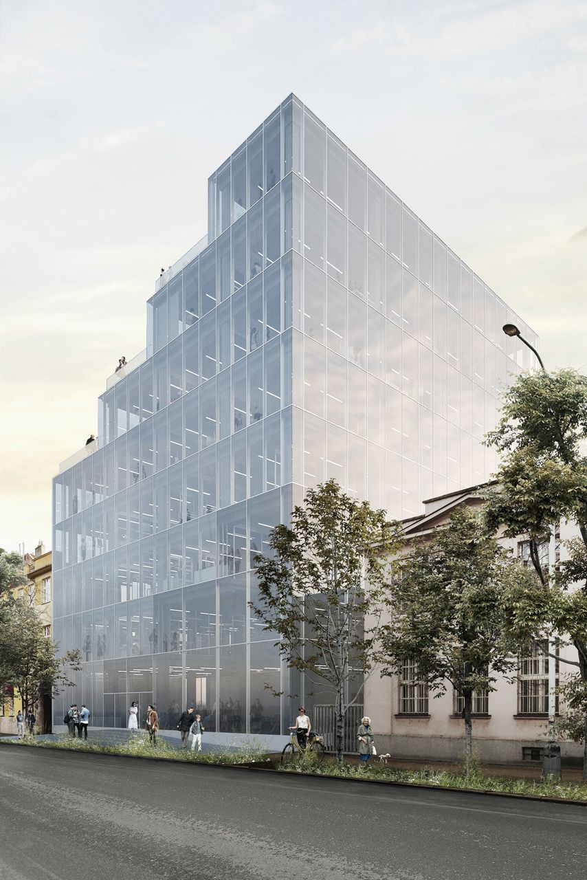 Anne-Sereine Tremblay a Jan Kudlička, Nová radnice pro Prahu 7 // 2. místo – foto