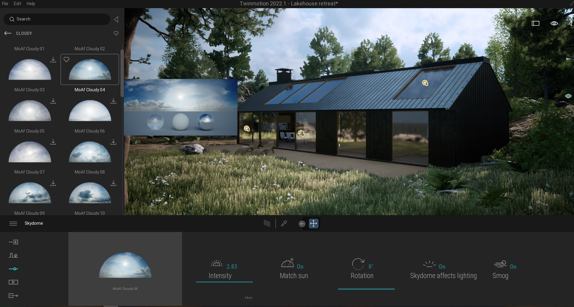 Program Twinmotion 2022.1 představuje novinky