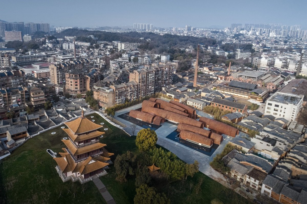 Muzeum v čínském Jiangxi od Zhu-Pei studia