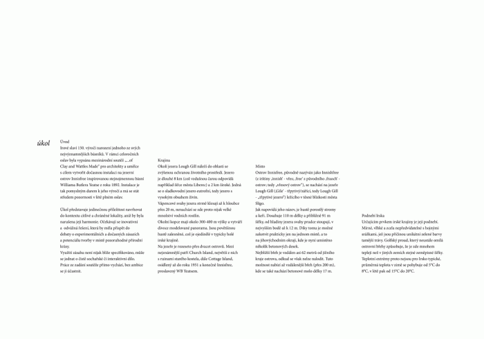 Barbora Říhová, Jezerní ostrov Innisfree - foto