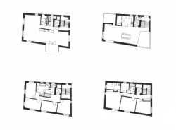 Bytový komplex v Samedanu, Mierta & Kurt Lazzarini Architekten, půdorysy