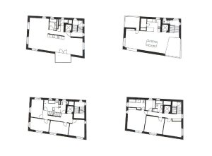Bytový komplex v Samedanu, Mierta & Kurt Lazzarini Architekten, půdorysy