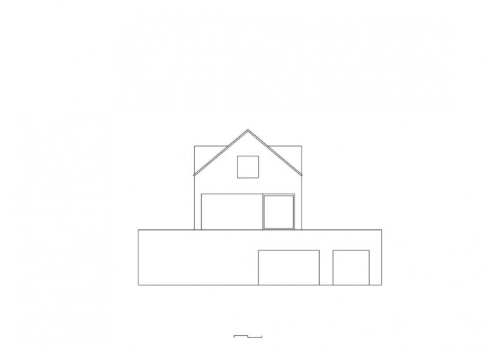 Dům pro babičku, jižní pohled, NOT BAD