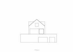 Dům pro babičku, jižní pohled, NOT BAD