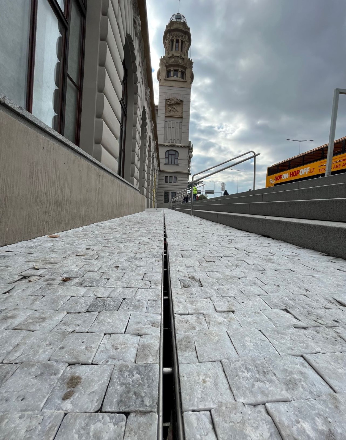 Štěrbinové odvodnění TOPSLOT, Hlavní nádraží Praha