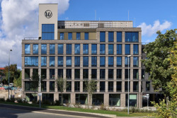 V pražských Jinonicích roste nová rezidenční čtvrť. Nabídne na 500 bytů, kancelářské prostory a občanskou vybavenost. (na obrázku kancelářské budovy Legatica a Metalica)