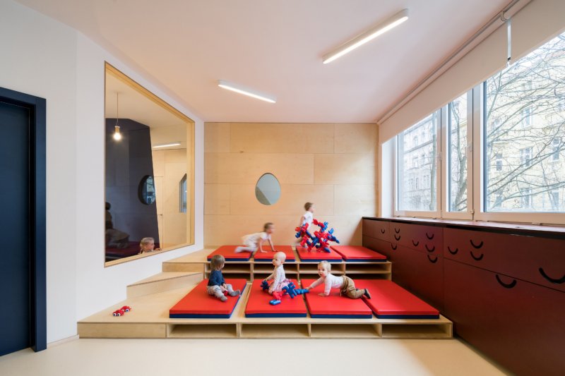 Rekonstrukce mezinárodních jeslí Malvína, No Architects / Jakub Filip Novák, Daniela Baráčková