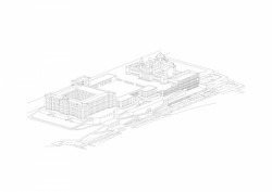 Emilio Tuñón Architects, Mansilla + Tuñón Arquitectos, Královské umělecké sbírky, axonometrie