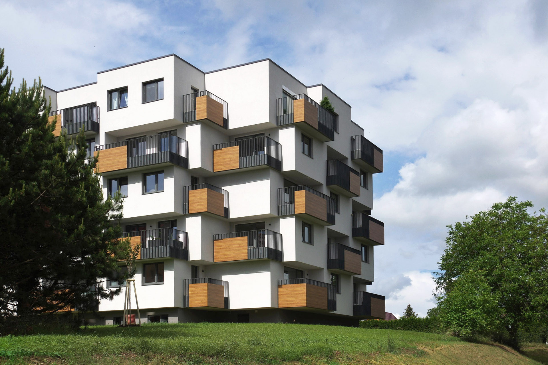 Studio ARTERA ATELIER navrhlo soubor bytových domů ve městě Hranice