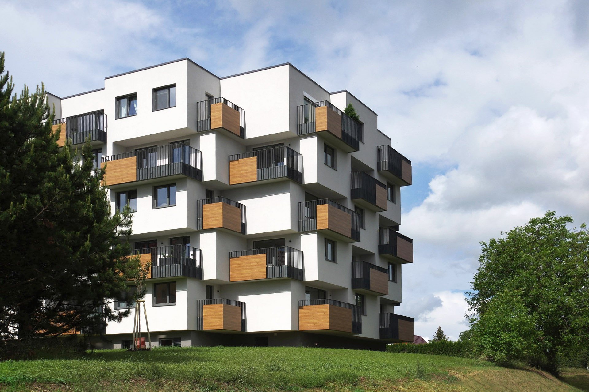Studio ARTERA ATELIER navrhlo soubor bytových domů ve městě Hranice