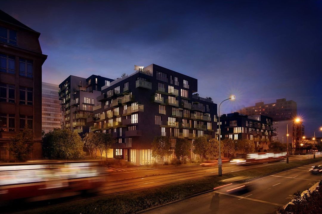 Chmelař architekti, Obytný soubor 4BLOK - vizualizace