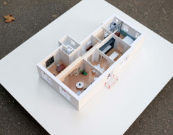 KZM - Rekonstrukce bytu, model, JRKVC