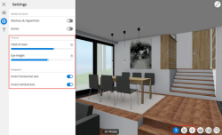 Převrácení horizontální a vertikální osy