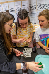 Vyhlášení studentské soutěže Ještě f kleci pořádané fakultou architektury a designu TUL v Liberci