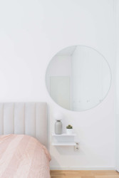 Detail z ložnice (Rekonstrukce bytu v Karlíně, Dominik Cvrček)