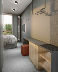 ... zařízené v moderním, minimalistickém designu. (vizualizace)