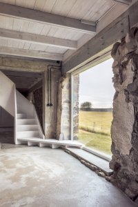 Přeměna stodoly na fotografické studio od Helga Blocksdorf Architektur