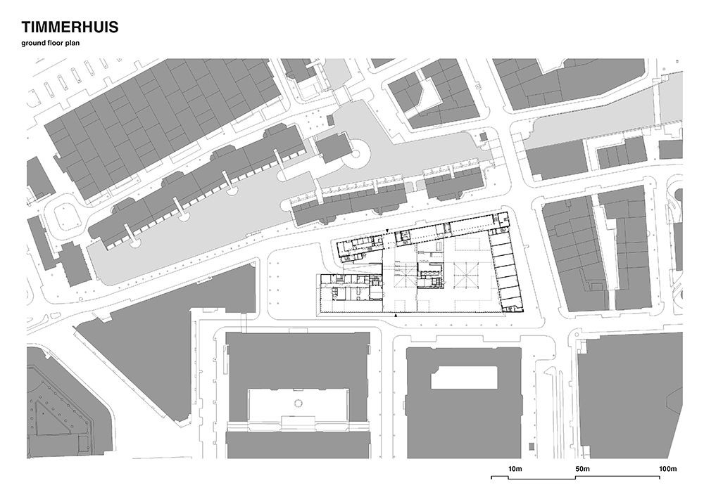 OMA, Timmerhuis, plán území