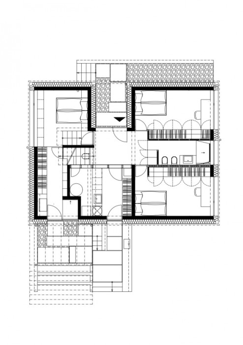 Dom Hora, Archholiks, půdorys 1NP
