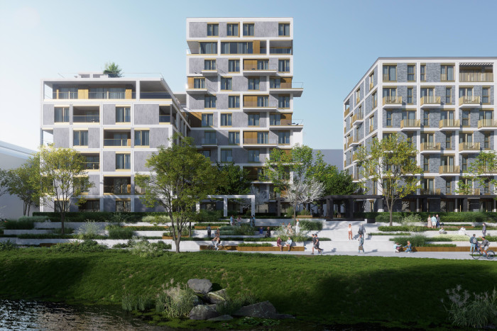 MS architekti postaví v Nové Zbrojovce v Brně dva bytové domy