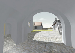 Úprava bývalé fary ve Chvalšinách na zařízení pro  pobyty osob s poruchami autistického spektra, 4DS - vizualizace