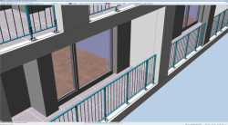 Ahoj Park Bratislava - pohled na zábradlí