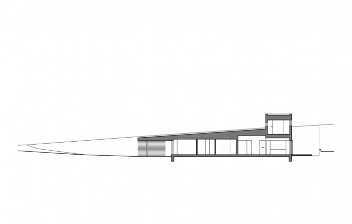 Dům pod hradem, řez, MODULORA