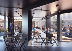 KAM, Modulární čekárna, Brno - vizualizace