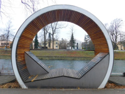 Naučná stezka na nábřeží řeky Olše, ateliér RS+, 2017-2019