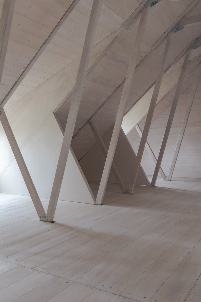 Přeměna stodoly na fotografické studio od Helga Blocksdorf Architektur