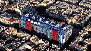 Centre Pompidou, 1971-77, Renzo Piano a Richard Rogers