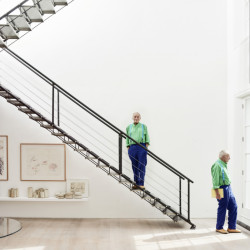 Richard Rogers ve svém londýnském domě v roce 2017